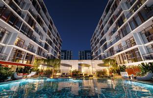 New complex of furnished apartments Vibe with swimming pools and a co-working space, Al Satwa, Dubai, UAE for From $278,000