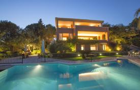 Modern three-level villa near the beach in Limni, Corfu island, Greece for 5,000 € per week
