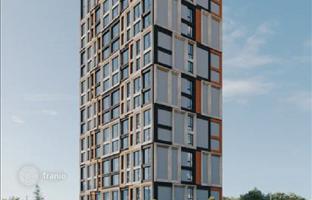New residence with around-the-clock security close to the airport, Istanbul, Turkey for From 12,381,000 TRY