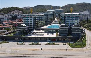 New residence with swimming pools and spa centers on the first sea line, Alanya, Turkey for From 11,939,000 TRY