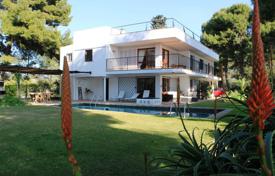 Classical villa with a swimming pool and a lounge area on the first sea line, Lloret de Mar, Spain for 9,000 € per week