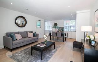 Three-bedroom apartment in a new residence with a garden, Southall, London, UK for £675,000