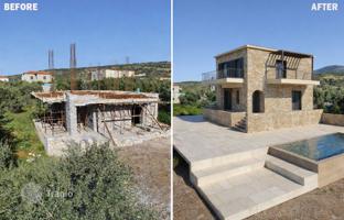 New two-storey house with a swimming pool 400 meters from the beach, Messinia, Peloponnese, Greece for 480,000 €
