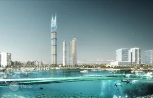Burj Binghatti Jacob Residences — luxury high-rise residence with a swimming pool and a spa center near a yacht club in Business Bay, Dubai for From $2,361,000