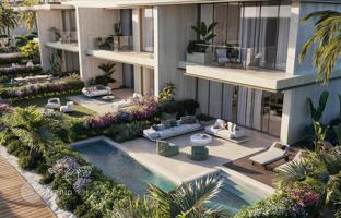 Spacious waterfront townhouses in the new Shoaq Residence with a direct access to the beach, Dubai Islands, Dubai, UAE for From $4,903,000