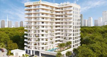 New project Aark Terraces with a swimming pool and an underground parking, Dubai Land Residential Complex, Dubai, UAE