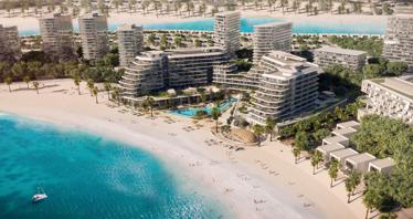 New residence Porto Playa with a private beach, Mina Al Arab, Ras Al Khaima, UAE