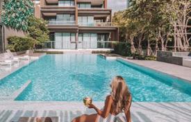 Furnished apartment in a stylish residence with swimming pools and lounge areas, on the first sea line, Pattaya, Thailand. Price on request