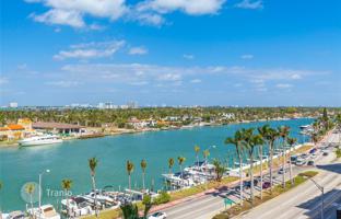 1-bedroom apartments in condo 92 m² in Miami Beach for $410,000