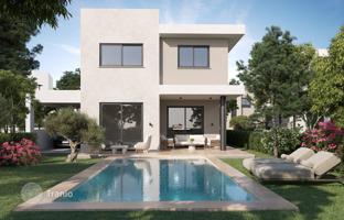 Gated complex of villas with a swimming pool close to beaches, Agios Tychonas, Cyprus for From 900,000 €