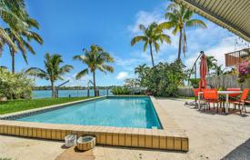 Comfortable villa with a backyard, a swimming pool and a terrace, Miam Beach, USA for $1,800,000
