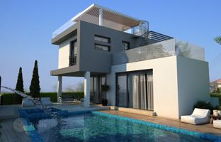 Complex of villas with swimming pools, roof-top terraces and sea views in the prestigious area of Kapparis, Cyprus for From 1,300,000 €