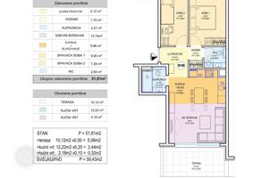 2-bedroom apartment 57 m² in Split for 281,000 €