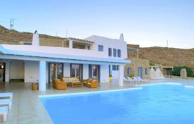 Two-storey stylish villa with a pool, a guest house and panoramic sea views in Mykonos, Aegean Islands, Greece for 2,500,000 €