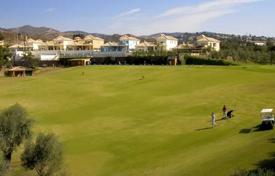 Modern townhouse with a terrace and sea views in a residence with a pool, near the golf course, Marbella, Andalusia, Spain for 600,000 €