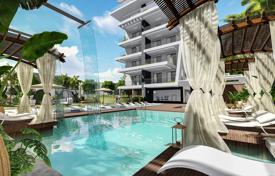 New apartments with a view of the sea in a residence with a swimming pool and around-the-clock security, Kestel, Alanya, Turkey for $186,000