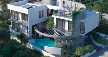 New villa with a swimming pool at 200 meters from the sea, Germasoyia, Cyprus