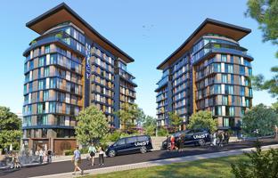 Residential complex with places for work and leisure, in a quiet and green area near the metro, Kığıthane, Istanbul, Turkey for From 10,871,000 TRY