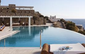 First-class villa on the first line from the sea in Agios Lazaros, Mykonos, Aegean islands, Greece for 13,000 € per week
