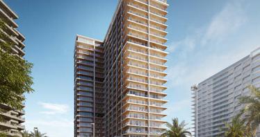 New Starlight Residence with a swimming pool, lounge areas and a co-working space, Al Jaddaf, Dubai, UAE