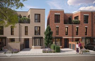 Spacious townhouses with gardens in a new residential complex, close to schools and parks, Twickenham, London, UK for From £1,265,000