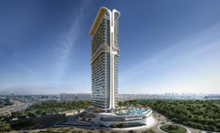 New VELOS Residence with a swimming pool, a co-working space and fitness areas close to highways, Motor City, Dubai, UAE for From $220,000
