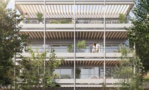 19 new flats in residential complex in Bordeaux for From 302,000 €