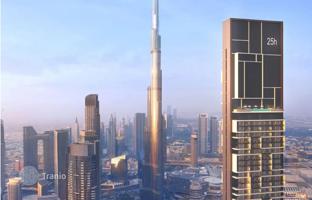 New high-rise residence 25h Heimat with swimming pools and a mini golf course near Burj Khalifa and Dubai Mall, Downtown Dubai, UAE for From $4,901,000