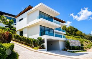 Modern villa with a pool and a beautiful sea view in Plai Laem, Koh Samui, Thailand for $895,000