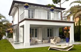Modern villa with a swimming pool and a spa area at 800 meters from the beach, Forte dei Marmi, Italy. Price on request