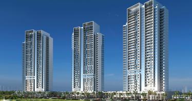 New residence Bellavista with parks and tennis courts close to Palm Jumeirah and Dubai Marina, Damac Hills, Dubai, UAE