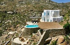 Large villa with a swimming pool, terraces and a sea view, Mykonos, Greece for 6,800 € per week