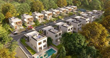 Complex of villas with green areas in a quiet neighborhood, Paphos, Cyprus