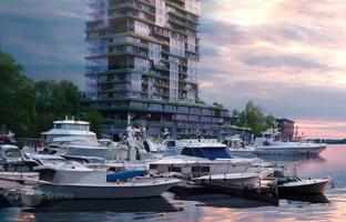 New beachfront residence with a yacht marina, green areas and a fitness center, Istanbul, Turkey for From 49,525,000 TRY