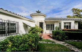 One-story house with a fireplace and large garden in the heart of Miami Beach, Florida for $1,895,000