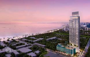 High-rise residence with a swimming pool, a co-working space and panoramic views, 300 meters from the beachfront, Pattaya, Thailand for From $198,000