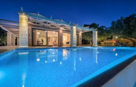 New single-storey villa with a swimming pool and kids' playground at 300 m from the beach, Zakinthos, Greece for 2,100 € per week