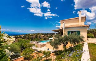 Furnished three-storey villa with a pool, a garden and sea views, Peloponnese, Greece for 1,000,000 €
