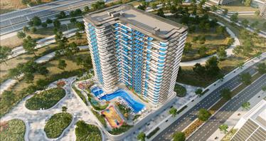 New complex of apartments with private swimming pool Samana Resorts close to Downtown Dubai and Dubai Marina, IMPZ (Production City), Dubai