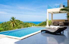 Villa with large swimming pool and terraces for relaxation, overlooking the sea, Chaweng Noi, Koh Samui, Thailand for $889,000