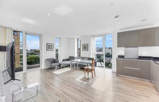 Bright two-bedroom apartment with a parking space, Royal Arsenal, London, UK for £499,000