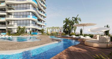 New residence Barari Views with a swimming pool and a gym, Majan, Dubai, UAE