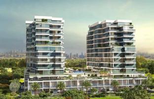 Premium residence Orchid with a swimming pool and a spa center in the prestigious area of Damac Hills, Dubai, UAE for From $406,000