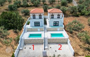 Two modern houses with swimming pools in Epidaurus, Peloponnese, Greece for 360,000 €