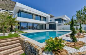 New three-storey villa overlooking the sea and mountains in Finestrat, Alicante, Spain for 1,800,000 €