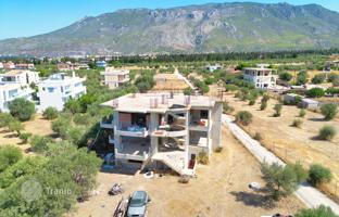 Unfinished three-level house with sea and mountain views, Loutraki, Peloponnese, Greece for 260,000 €