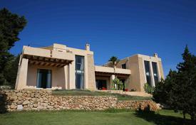 Designer furnished villa with a garden and a pool, near the beach, in Es Cubells, Ibiza, Spain for 6,200 € per week