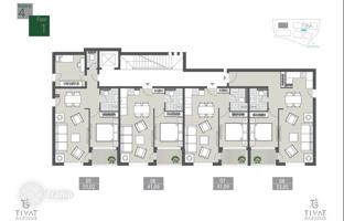 1-bedroom apartment 58 m² in Tivat city for 305,000 €