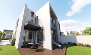 Gated complex of townhouses Cherrywoods with a swimming pool, schools and restaurants, Dubailand, Dubai, UAE for From $444,000