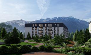 New residential complex with parking and picturesque views in Chamonix, Alps, France for From 569,000 €